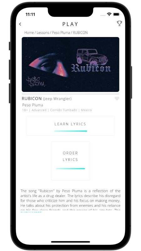 Peso Pluma RUBICON Lyrics English Translation